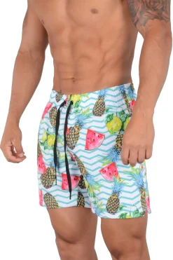 Youngla 128 Abstract Swim Shorts '22<Men Shorts