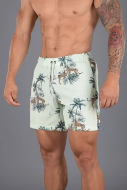 Youngla 128 Abstract Swim Shorts '22<Men Shorts