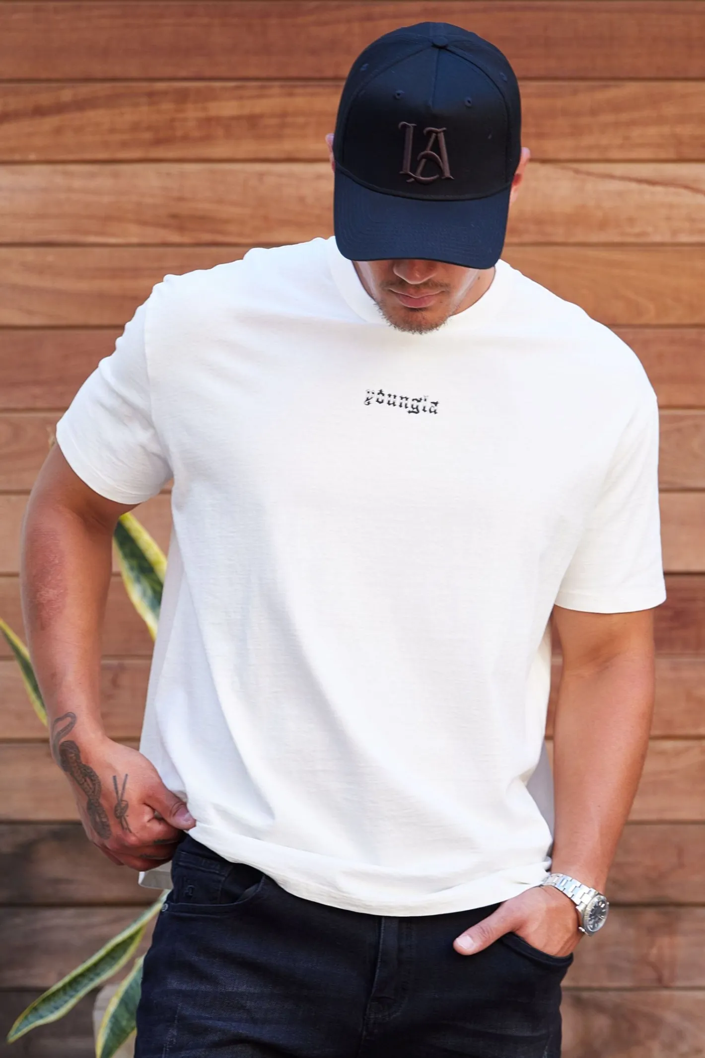 Youngla 920 A-Frame La Snapback Hat 2.0 Earthy Colors<Men Hats & Beanies