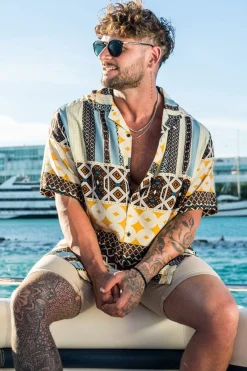Youngla 445 Cabo Vibez Shirts Printed<Men Shirts
