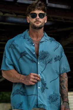 Youngla 445 Cabo Vibez Shirts Printed<Men Shirts