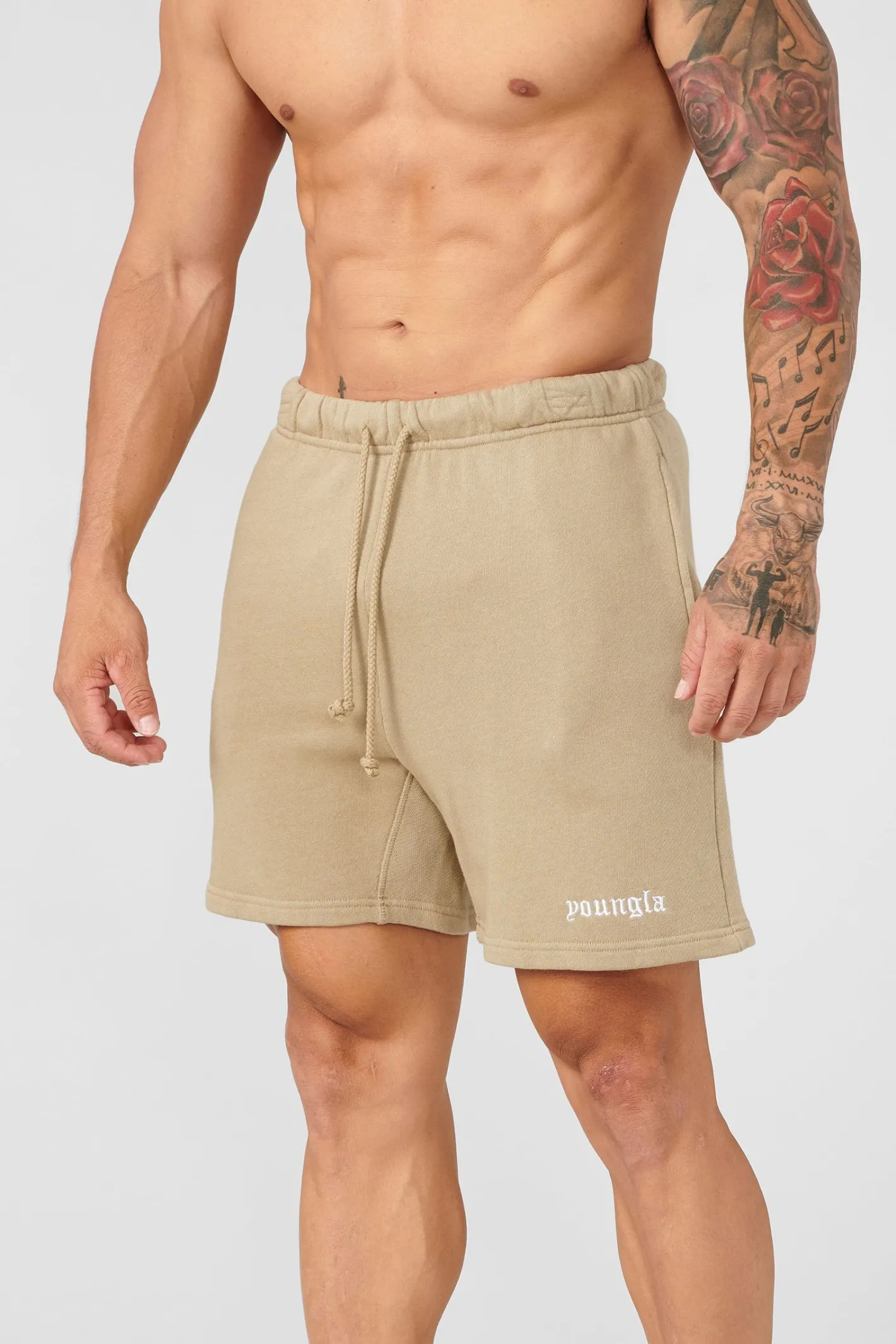 Youngla 139 Earthy Collection-Shorts<Men Shorts