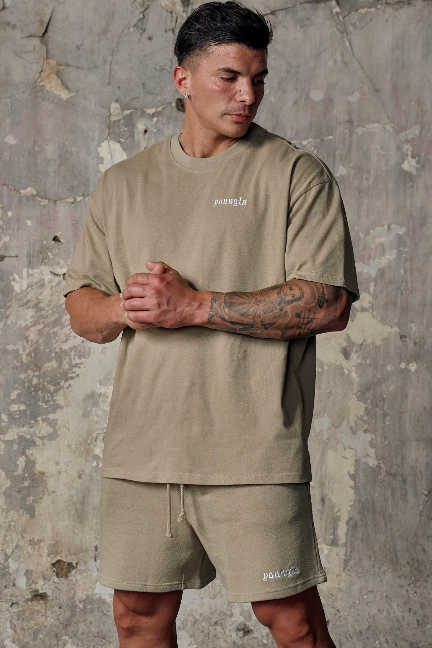 Youngla 139 Earthy Collection-Shorts<Men Shorts