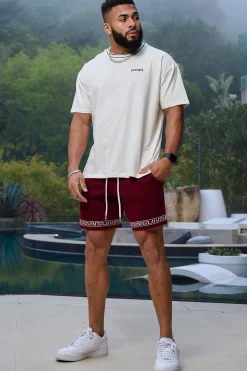 Youngla 116 Hieroglyphic Knitted Shorts<Men Shorts
