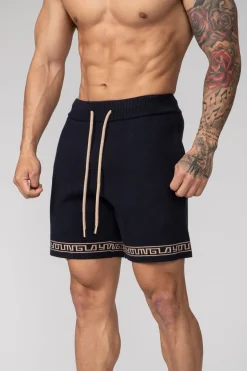 Youngla 116 Hieroglyphic Knitted Shorts<Men Shorts
