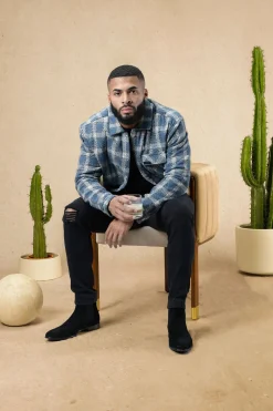Youngla 556 High Profile Flannel Jacket<Men Outerwear