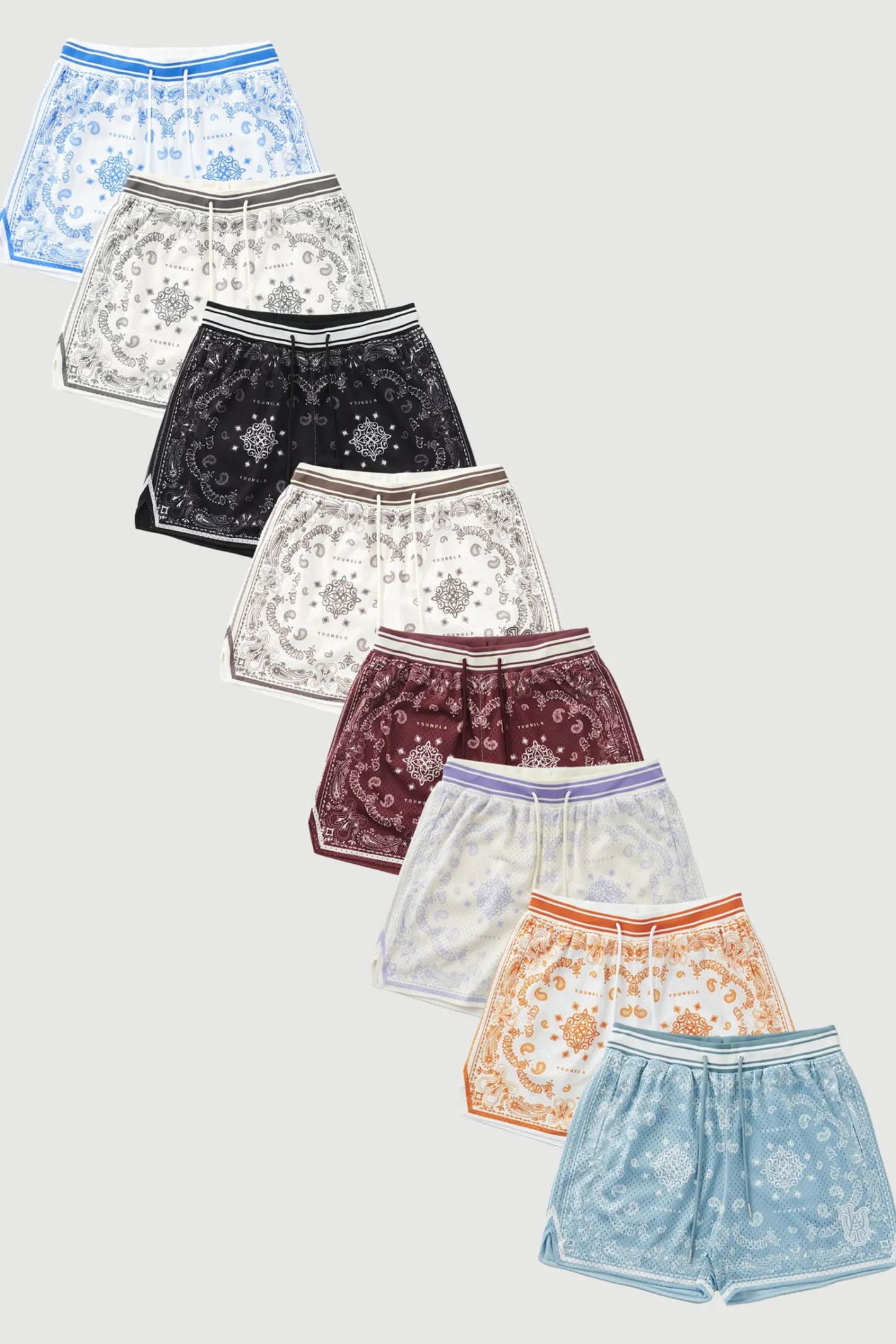 Youngla 132 Infamous Bandana Shorts<Men Shorts