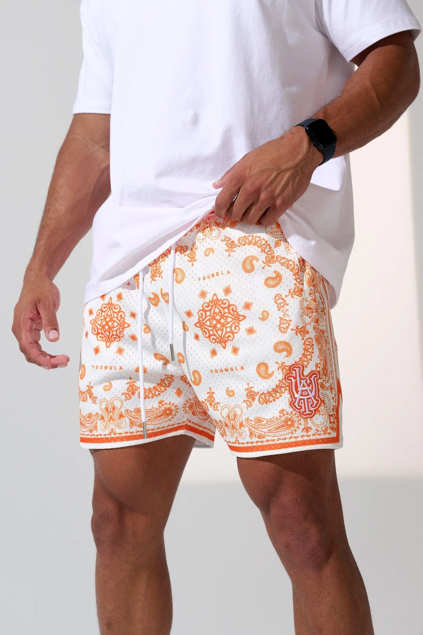 Youngla 132 Infamous Bandana Shorts<Men Shorts