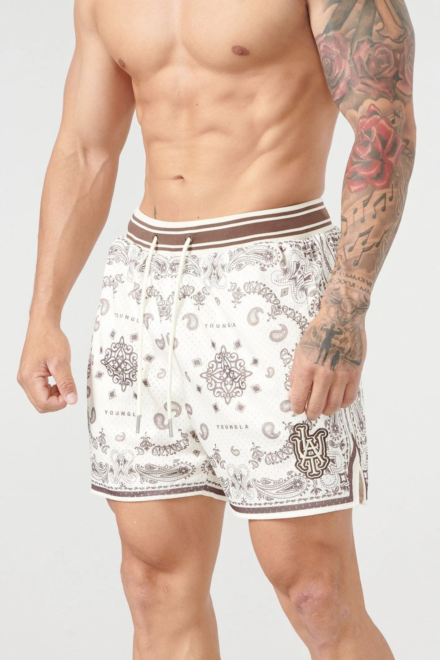 Youngla 132 Infamous Bandana Shorts<Men Shorts