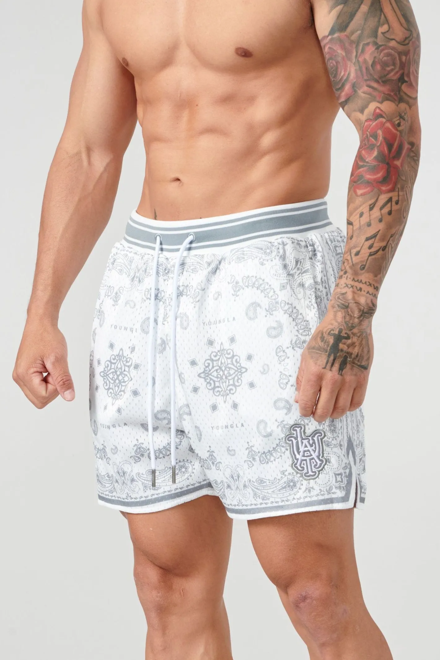 Youngla 132 Infamous Bandana Shorts<Men Shorts
