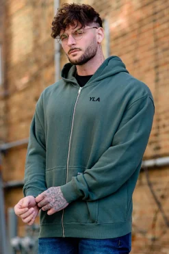 Youngla 515 Monarch Zip-Up Hoodie<Men Outerwear