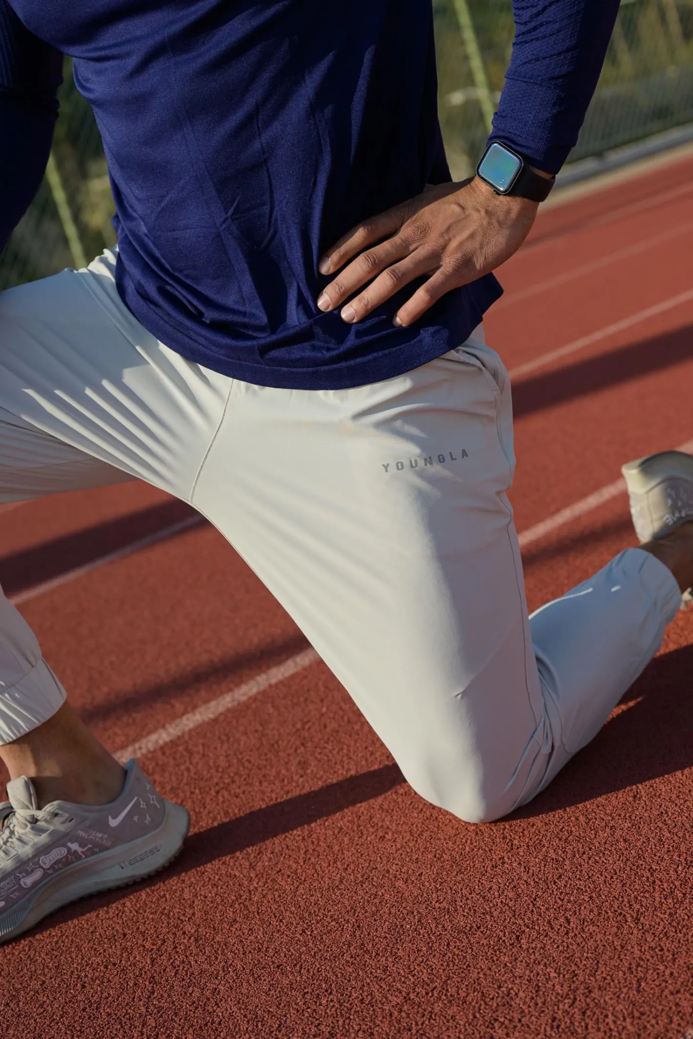 Youngla 237 Nylon Training Joggers<Men Joggers