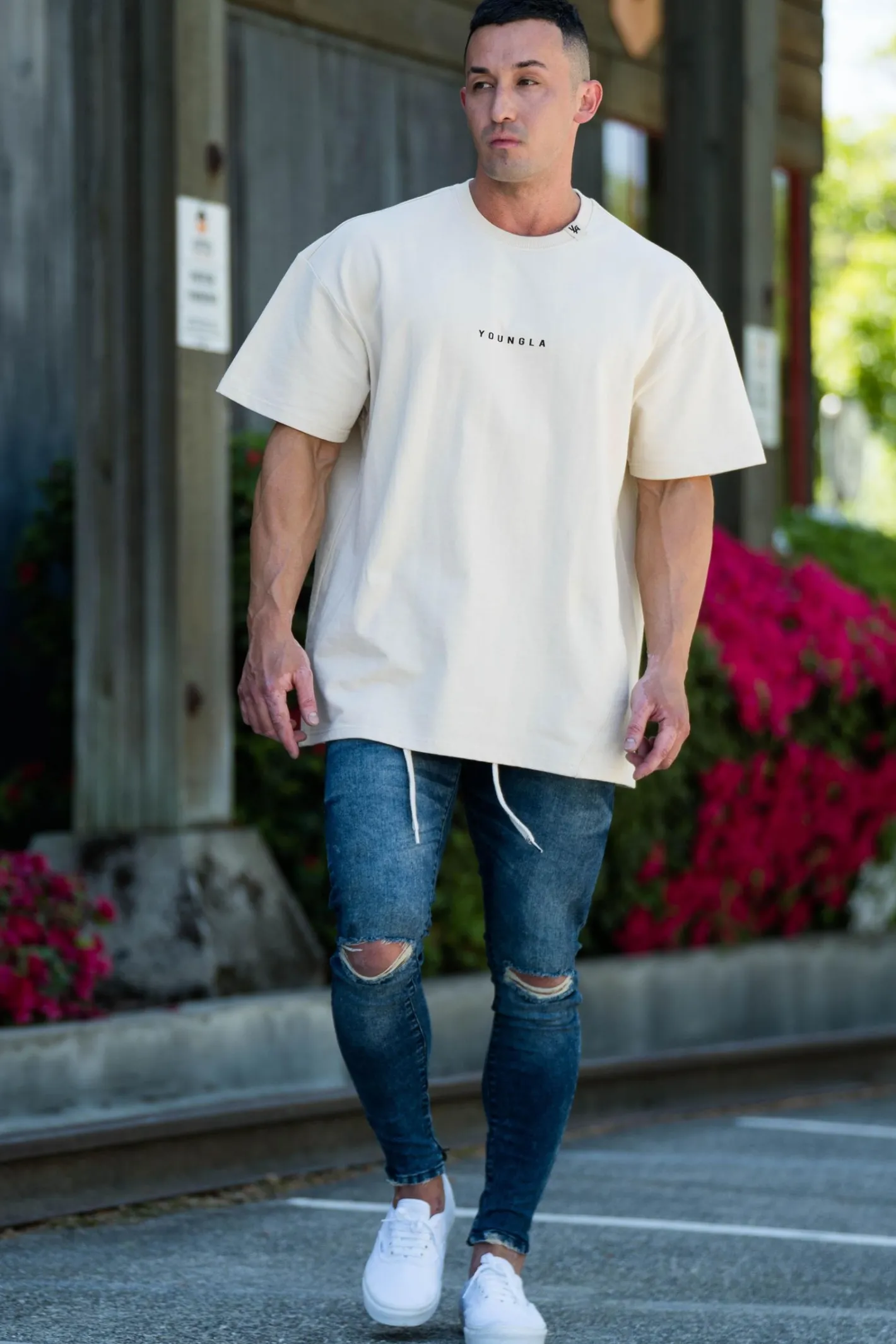 Youngla 413 Oversized Bloc Shirts<Men Shirts