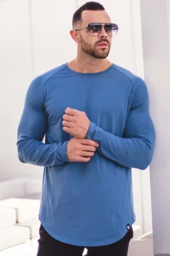 Youngla 410 Perfect Raglan Long Sleeve Shirts<Men Shirts
