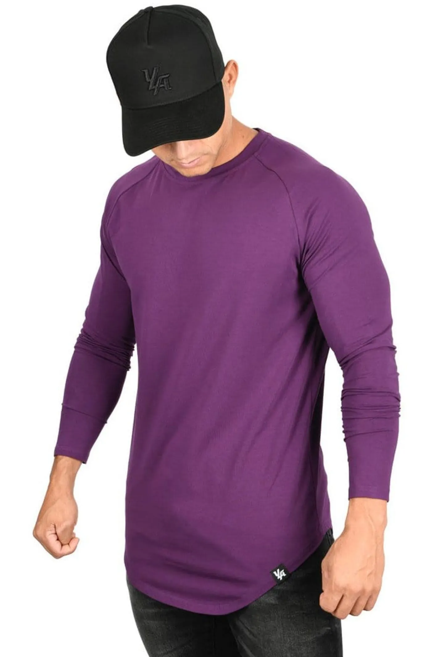 Youngla 410 Perfect Raglan Long Sleeve Shirts<Men Shirts