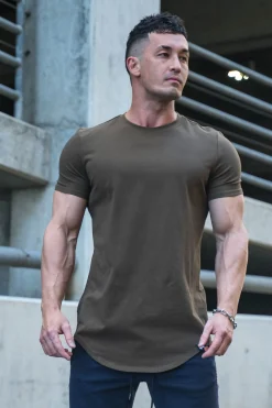 Youngla 402 Perfect Tee-Scallop Bottom<Men Shirts