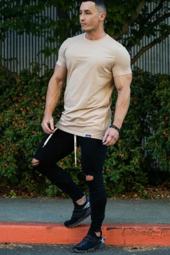 Youngla 411 Perfect Tee-Straight Bottom<Men Shirts