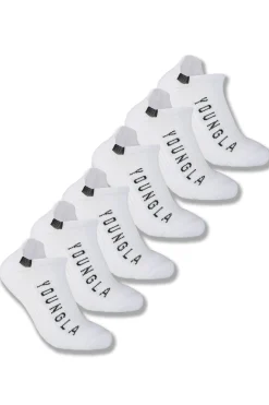 Youngla 710 Performance Ankle Socks 3-Pack<Men Accessories