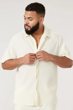 Youngla 448 Pleated Festival Shirts<Men Shirts