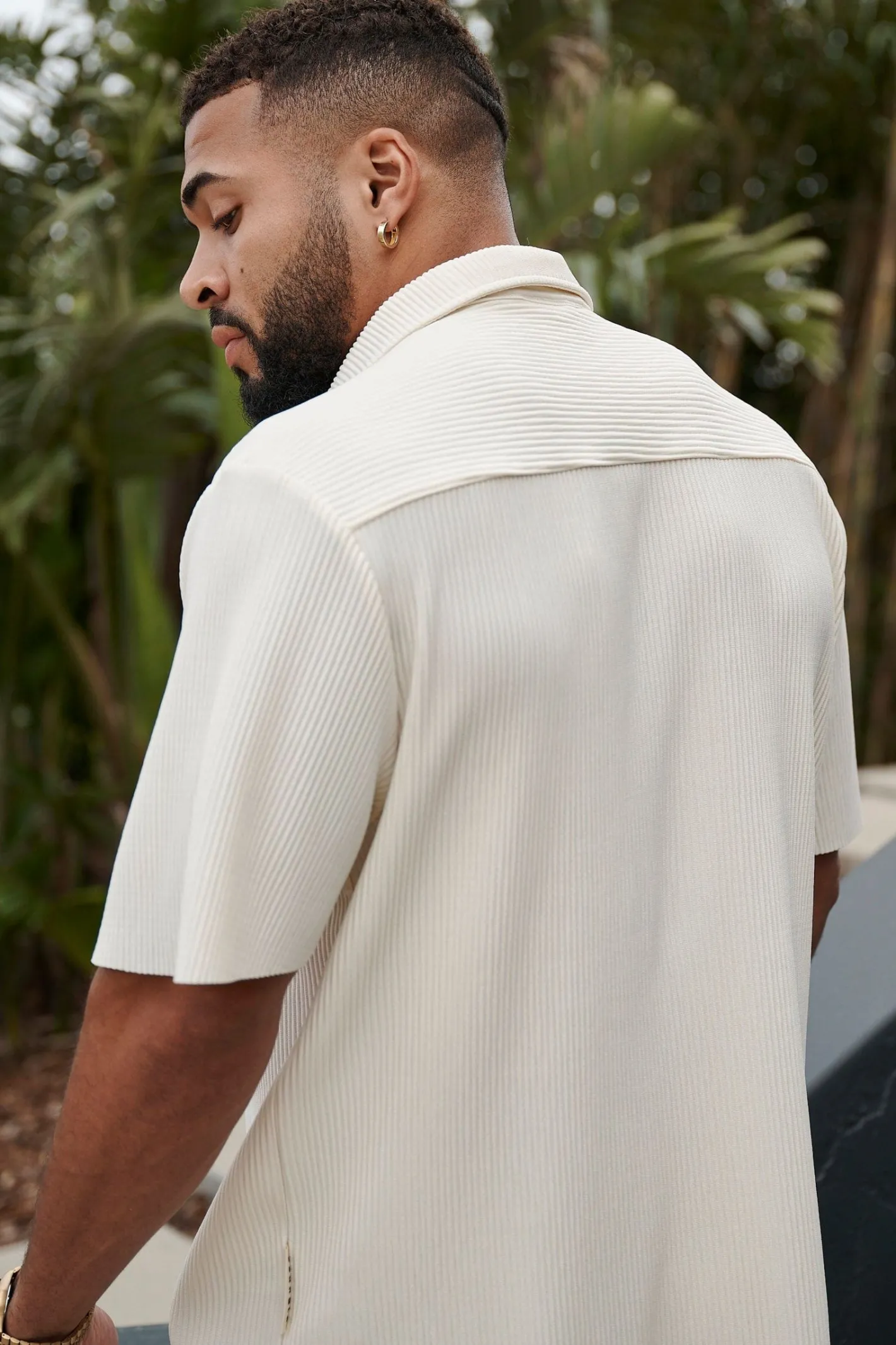Youngla 448 Pleated Festival Shirts<Men Shirts