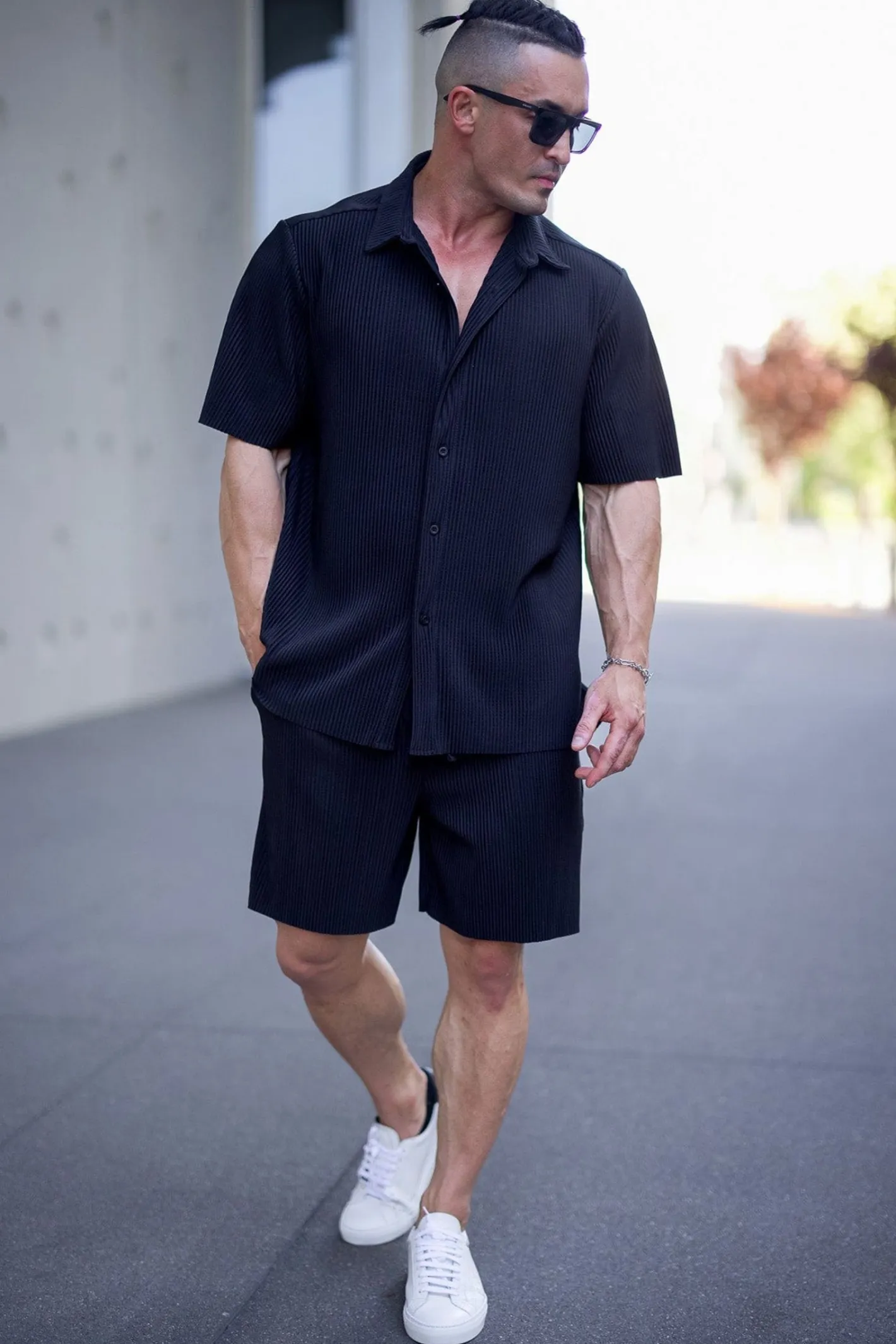 Youngla 148 Pleated Festival Shorts<Men Shorts