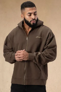 Youngla 546 Rivet Zipup Hoodies<Men Outerwear
