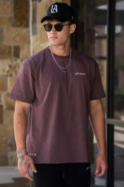 Youngla 414 Signature Tees<Men Shirts