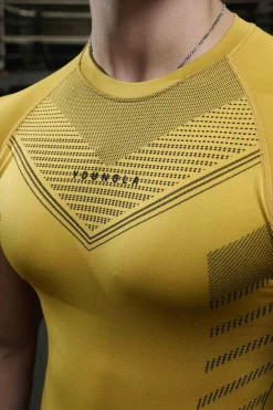 Youngla 465 Superhero Compression Tees<Men Shirts