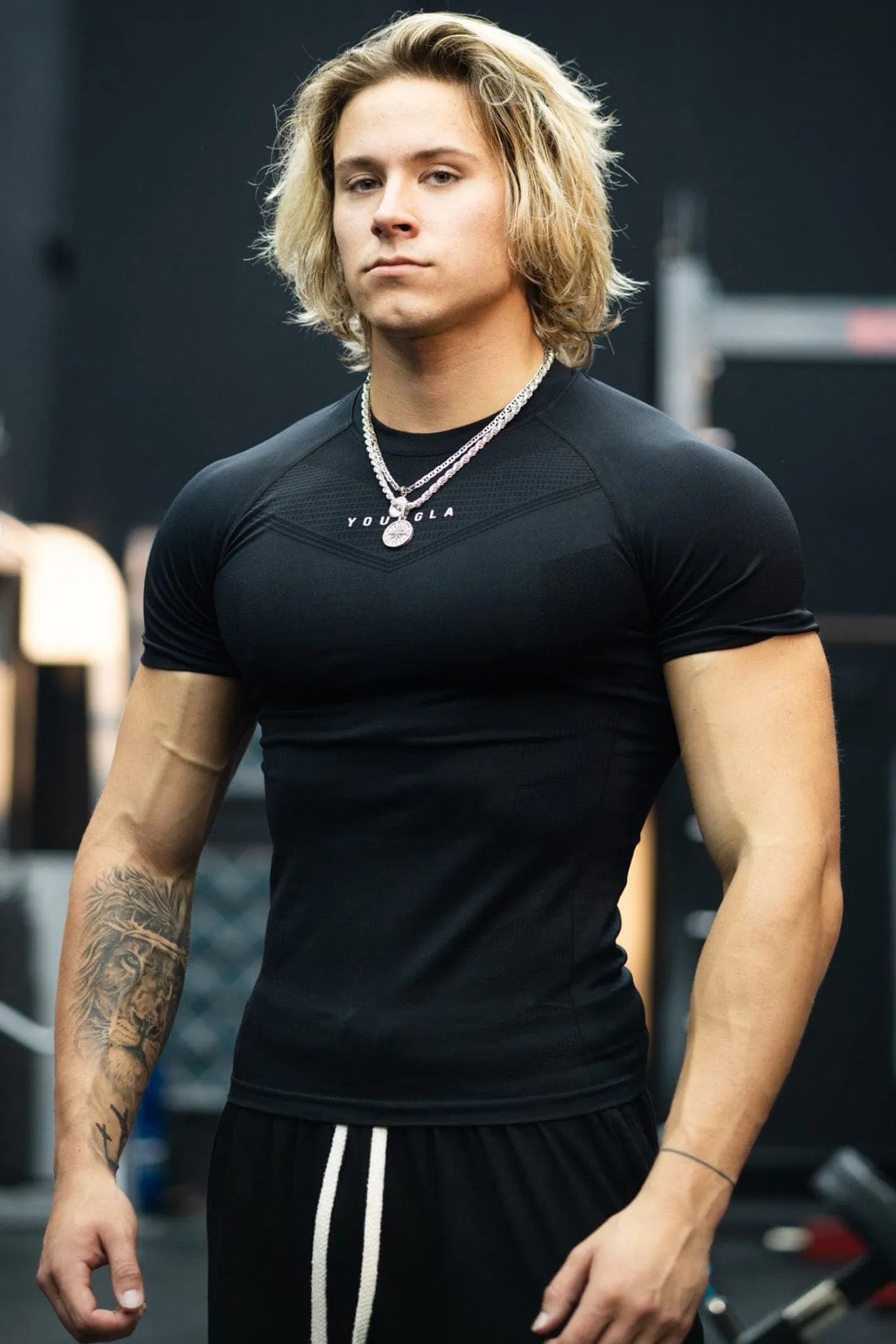 Youngla 475 Supervillain Compression Tees<Men Shirts