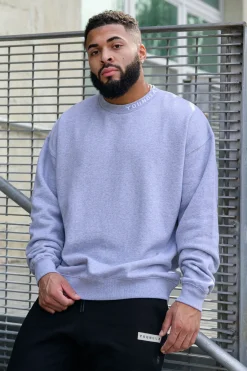 Youngla 557 Trademark Crewnecks<Men Outerwear