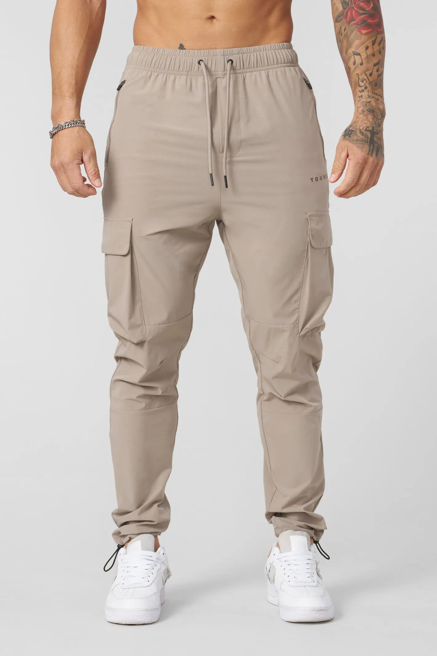 Youngla 218 Travel Cargo Joggers New Colors<Men Joggers