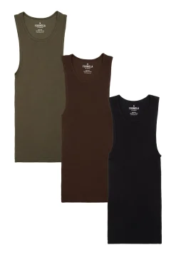 Youngla 340 Wife Lovers-3 Pack-New Colors<Men Tanks