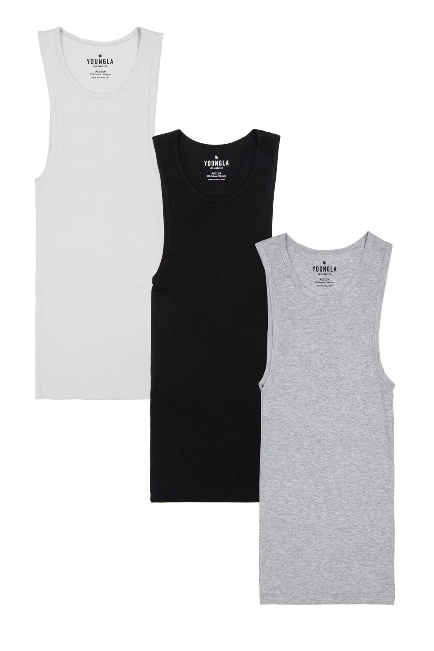 Youngla 340 Wife Lovers-3 Pack-New Colors<Men Tanks
