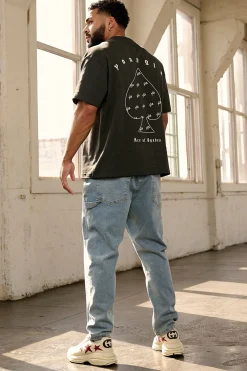 Youngla 4098-Ace Of Spades Tees<Men Shirts