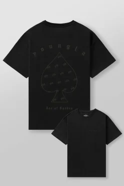 Youngla 4098-Ace Of Spades Tees<Men Shirts