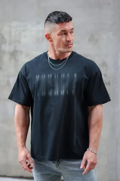 Youngla 4075-Blurry Heavyweight Tee<Men Shirts
