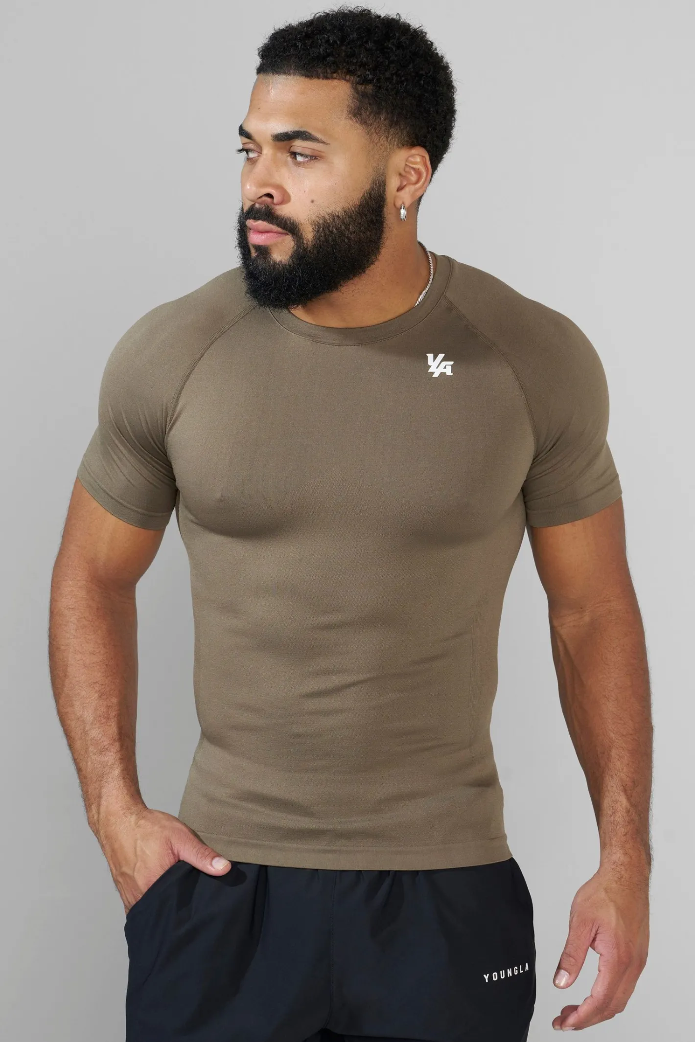 Youngla 477-Combat Compression Tees<Men Shirts