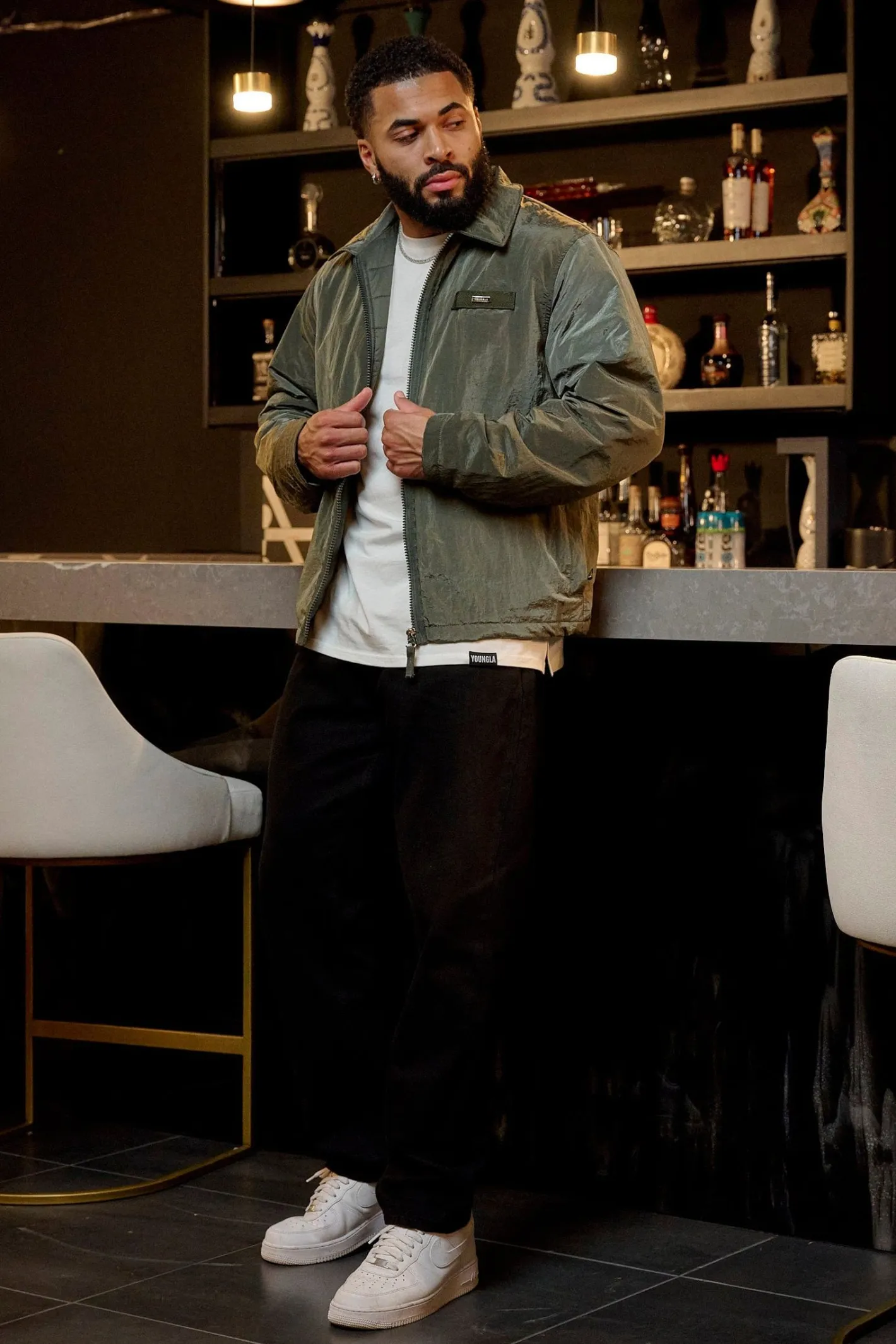 Youngla 529-Crinkled Jacket<Men Outerwear
