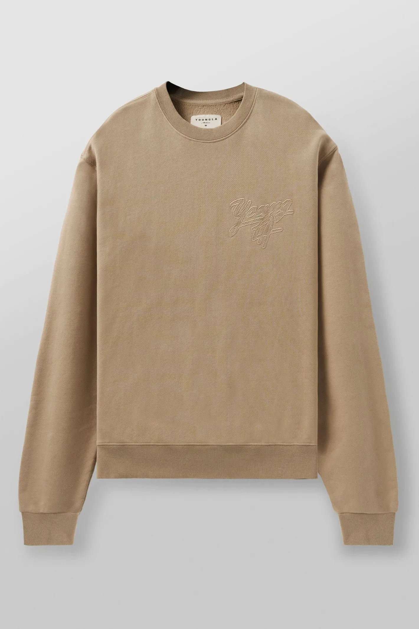 Youngla 5092-Effortless Sets-Crewnecks<Men Outerwear