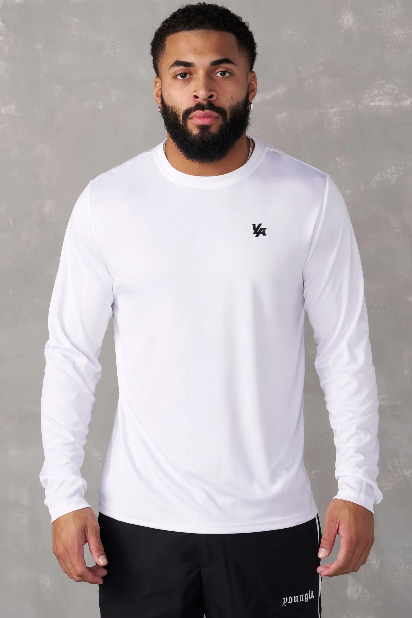 Youngla 835-Fittech Longsleeves<Men Shirts