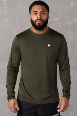 Youngla 835-Fittech Longsleeves<Men Shirts