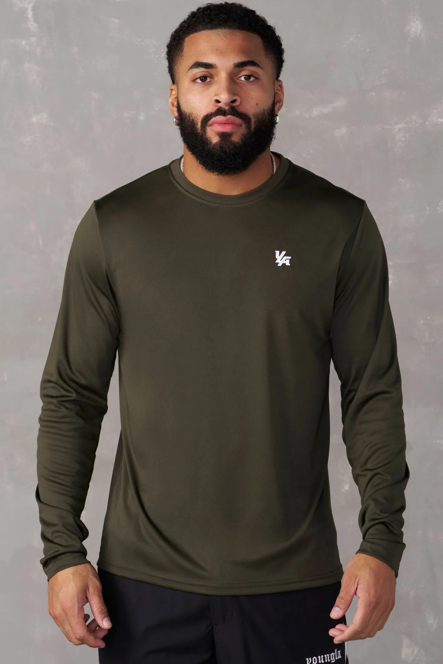 Youngla 835-Fittech Longsleeves<Men Shirts