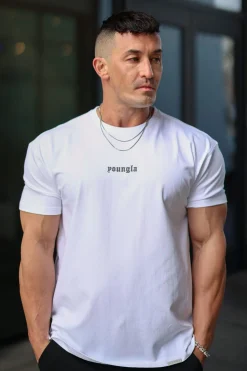 Youngla 4059-Fitted Metal Tee<Men Shirts