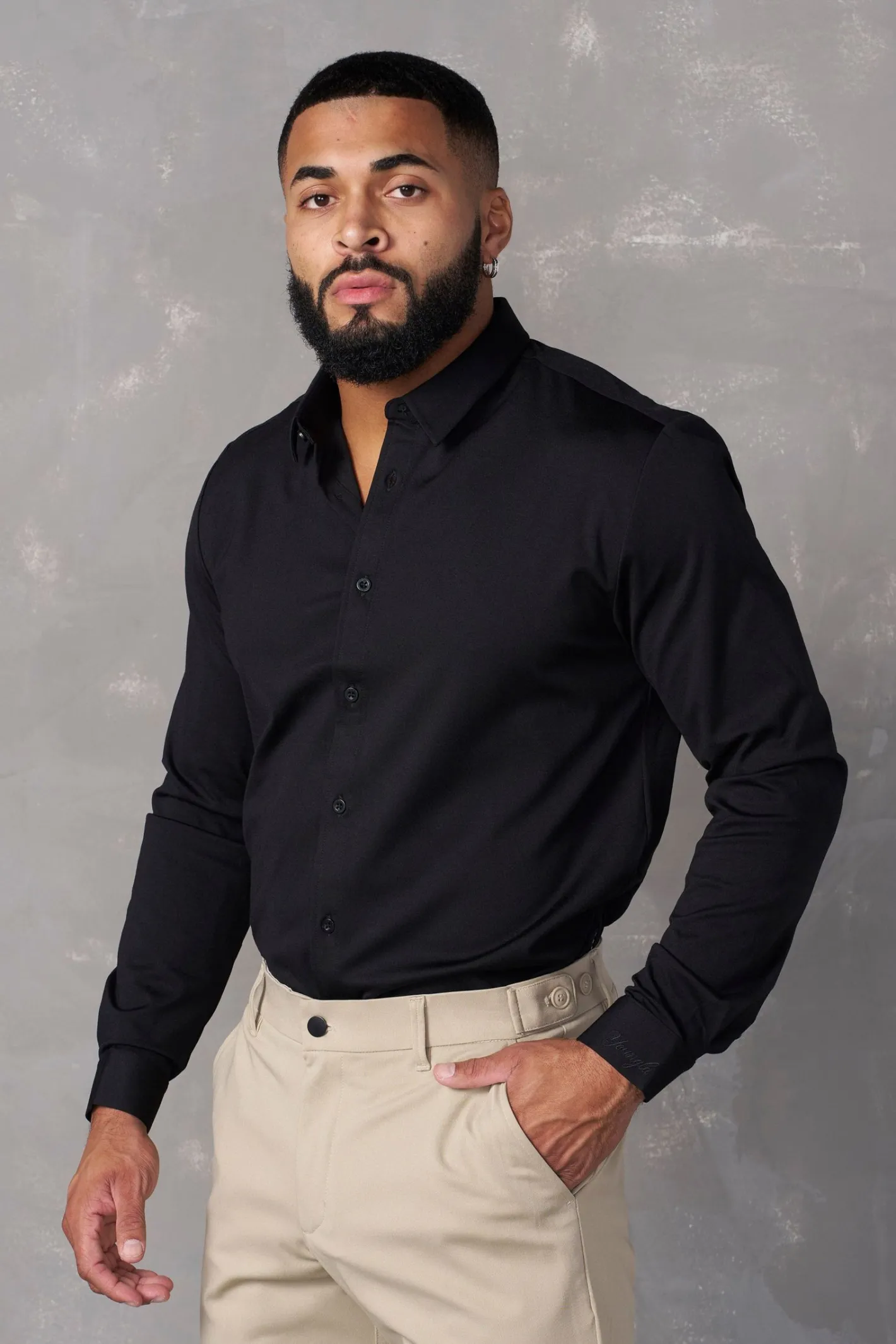 Youngla 803-Formal Dress Shirts<Men Shirts