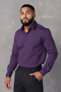 Youngla 803-Formal Dress Shirts<Men Shirts
