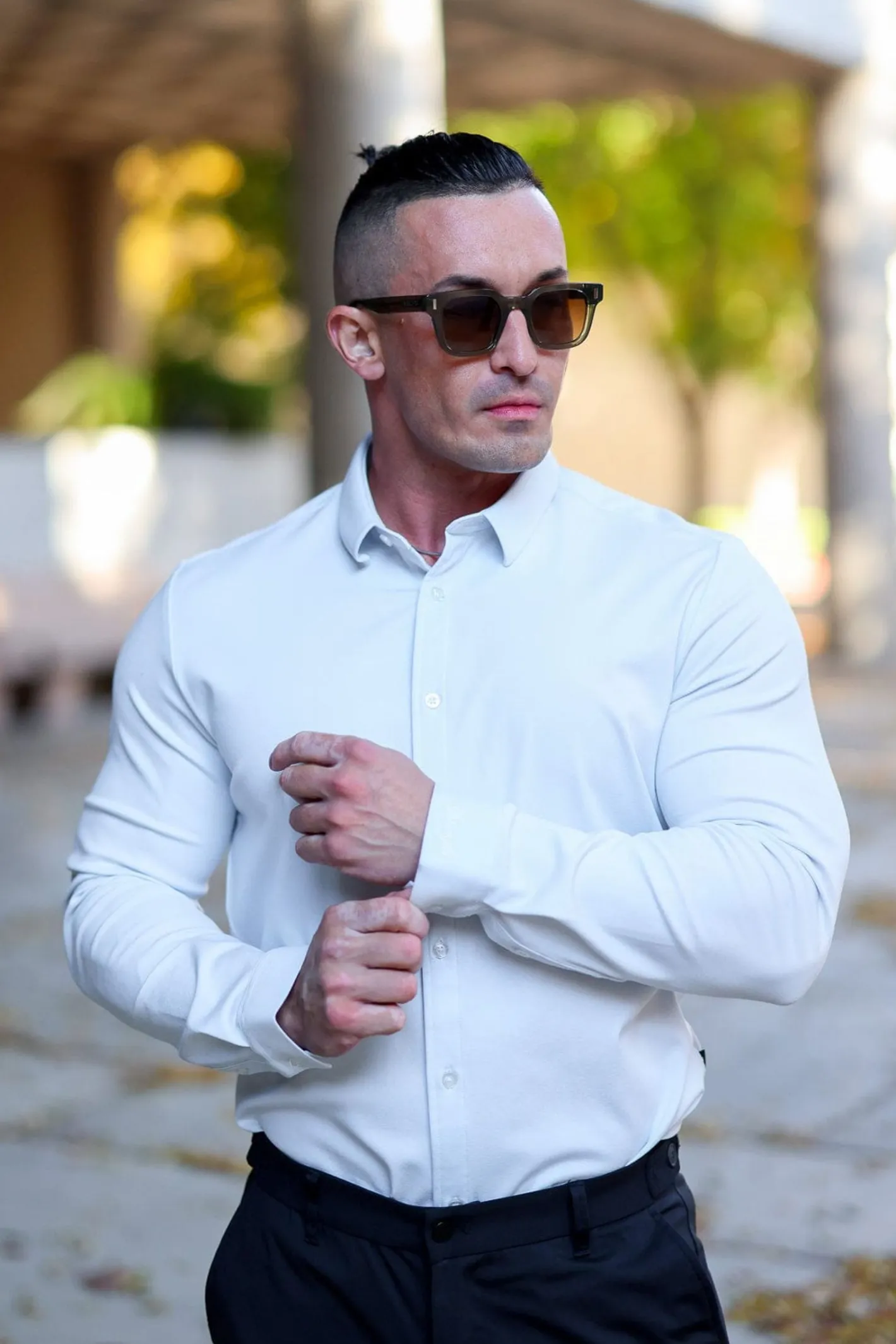 Youngla 803-Formal Dress Shirts<Men Shirts