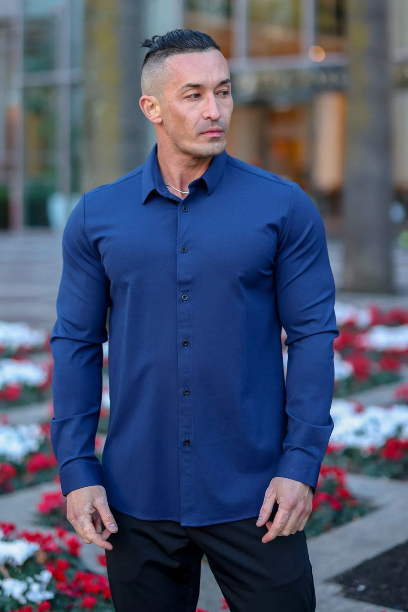 Youngla 803-Formal Dress Shirts<Men Shirts