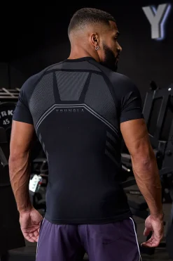 Youngla 425-Iron Compression Tees<Men Shirts