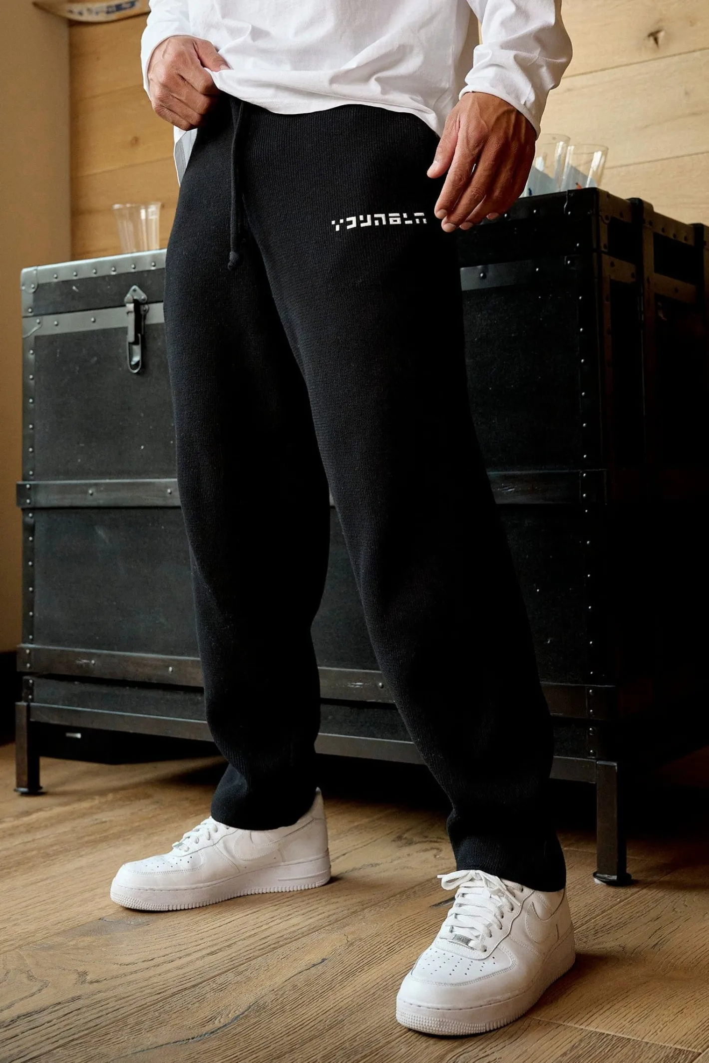 Youngla 255-Knitted Joggers<Men Joggers