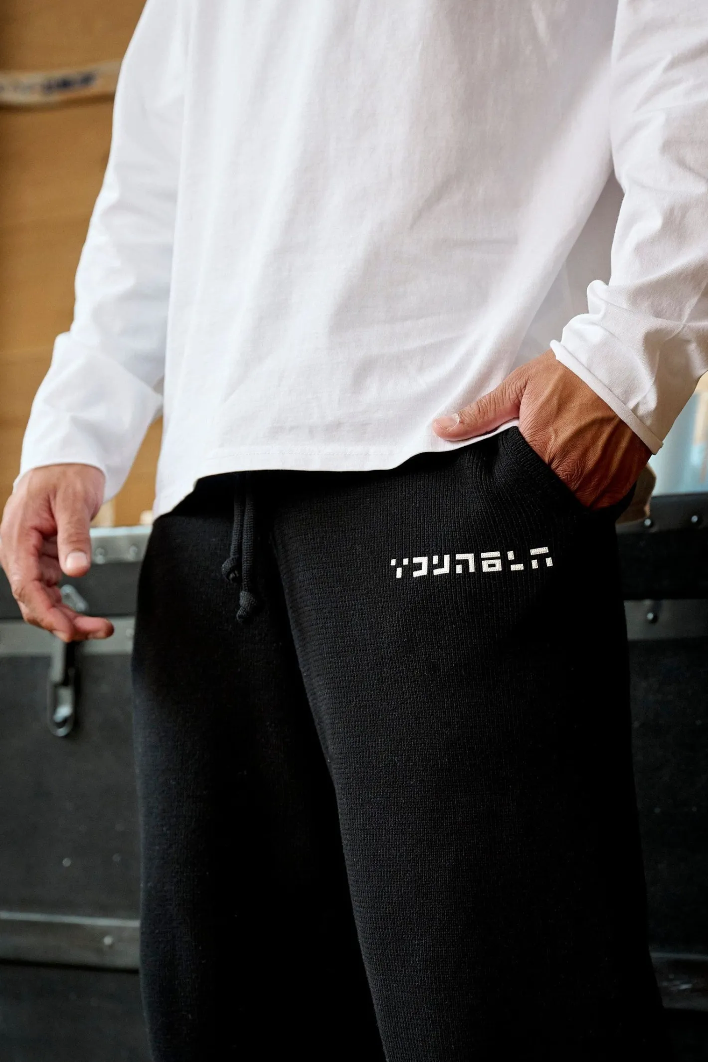 Youngla 255-Knitted Joggers<Men Joggers